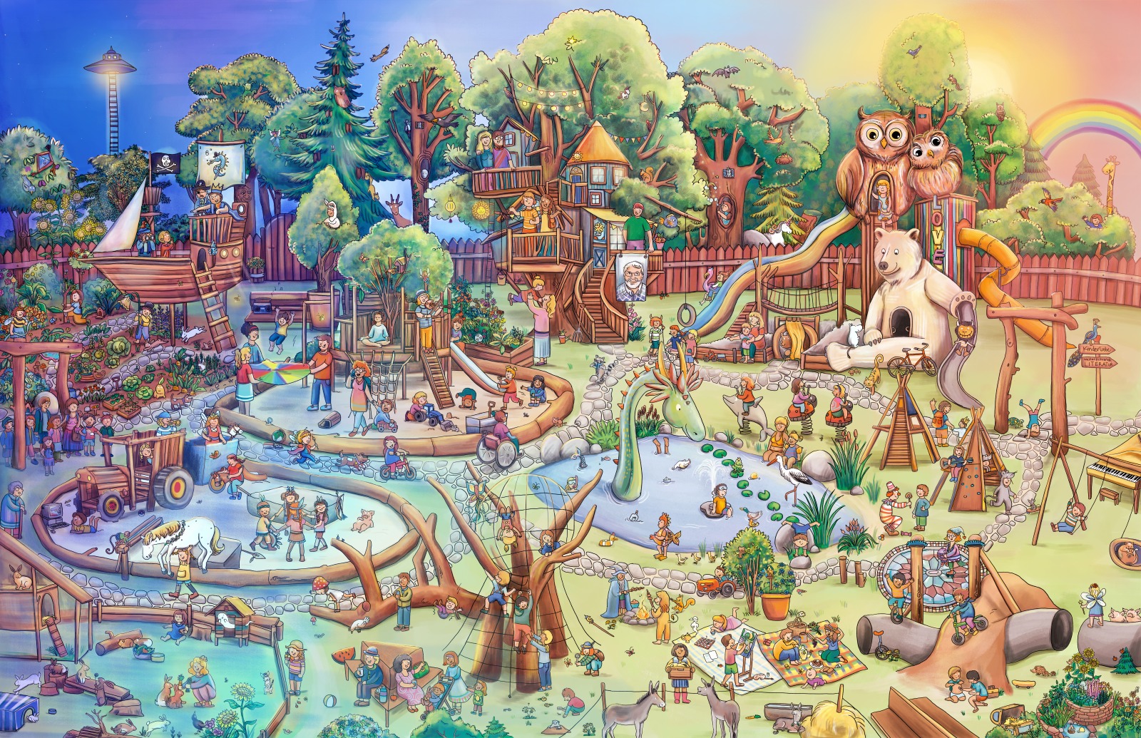 Kinderliebe Wimmelbild